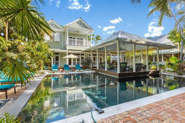 A Stunning Old Town Estate in Key West, Florida with Traditional and Contemporary Architecture is being Offered for $7.9 Million
