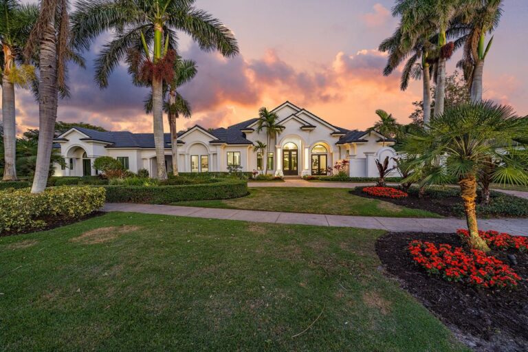 An Exceptional Home Offers Masterful Transformation with Stunning Living Spaces and Luxurious Finishes in Naples, Florida is Asking for $6.25 Million