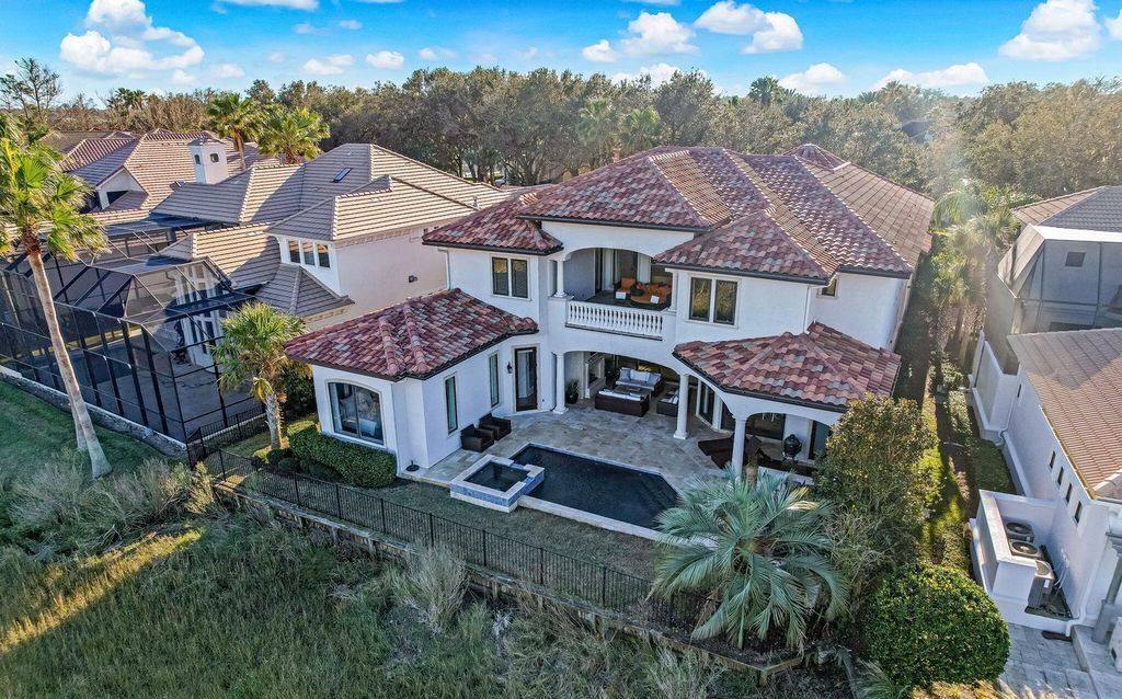 24574 Harbour View Drive, Ponte Vedra Beach, Florida built in 2016 by Architectural Classics, this one-of-a kind custom home includes a 40-foot boat slip.
