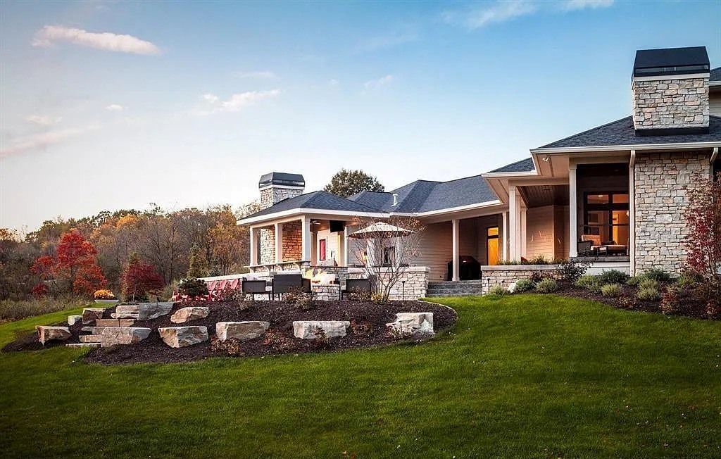 The Estate in Ann Arbor is a luxurious home where you can relax in the tranquility of serene views and landscape now available for sale. This home located at 4953 Saddleridge Trl, Ann Arbor, Michigan; offering 04 bedrooms and 04 bathrooms with 5,000 square feet of living spaces.