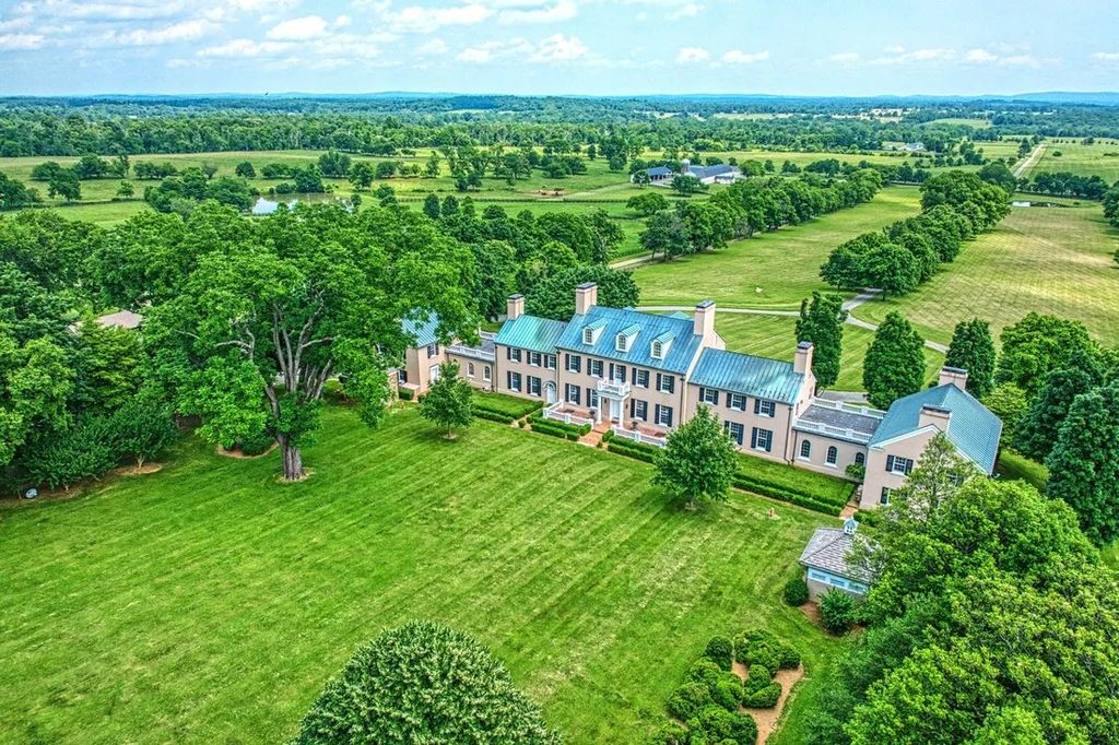 The Estate in Upperville is a luxurious home embracing more than two centuries as a political, equestrian and social mecca now available for sale. This home located at 21515 Trappe Rd, Upperville, Virginia; offering 09 bedrooms and 11 bathrooms with 12,500 square feet of living spaces. 