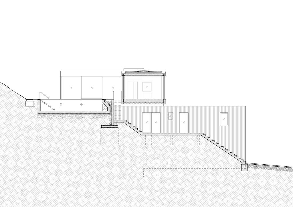 Courtyard House, Nice U-shape Home with Open Plan by Christian Tonko