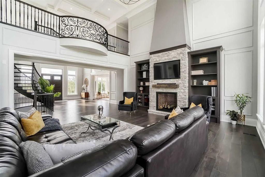 The Estate in Caledon is a luxurious home nestled on a scenic lot now available for sale. This home located at 16033 Mississauga Rd, Caledon, Ontario, Canada; offering 06 bedrooms and 05 bathrooms with 5,700 square feet of living spaces.