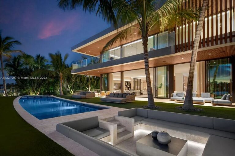 Listed at $200,000 a Month, This Miami Beach Villa is Where Relaxed Island Living Meets Worldly Sophistication