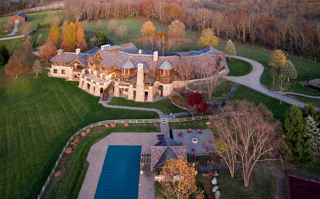 The Estate in Milford is strategically perched on the land- optimizing the breathtaking valley views, serene mountain ridge, and awe-inspiring sunsets, now available for sale. This home located at 191 Miller Park Rd, Milford, New Jersey