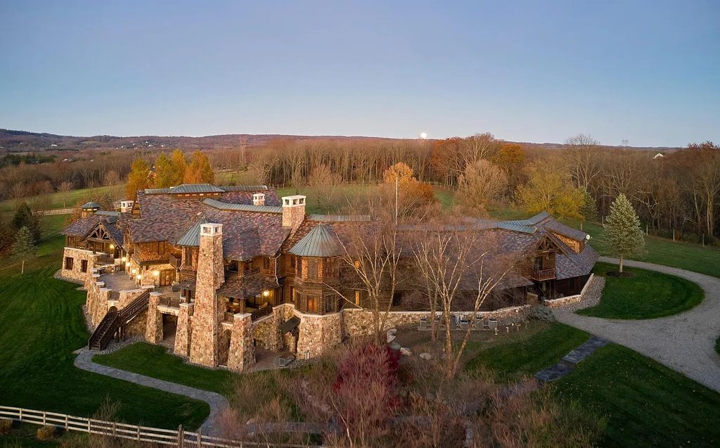 The Estate in Milford is strategically perched on the land- optimizing the breathtaking valley views, serene mountain ridge, and awe-inspiring sunsets, now available for sale. This home located at 191 Miller Park Rd, Milford, New Jersey