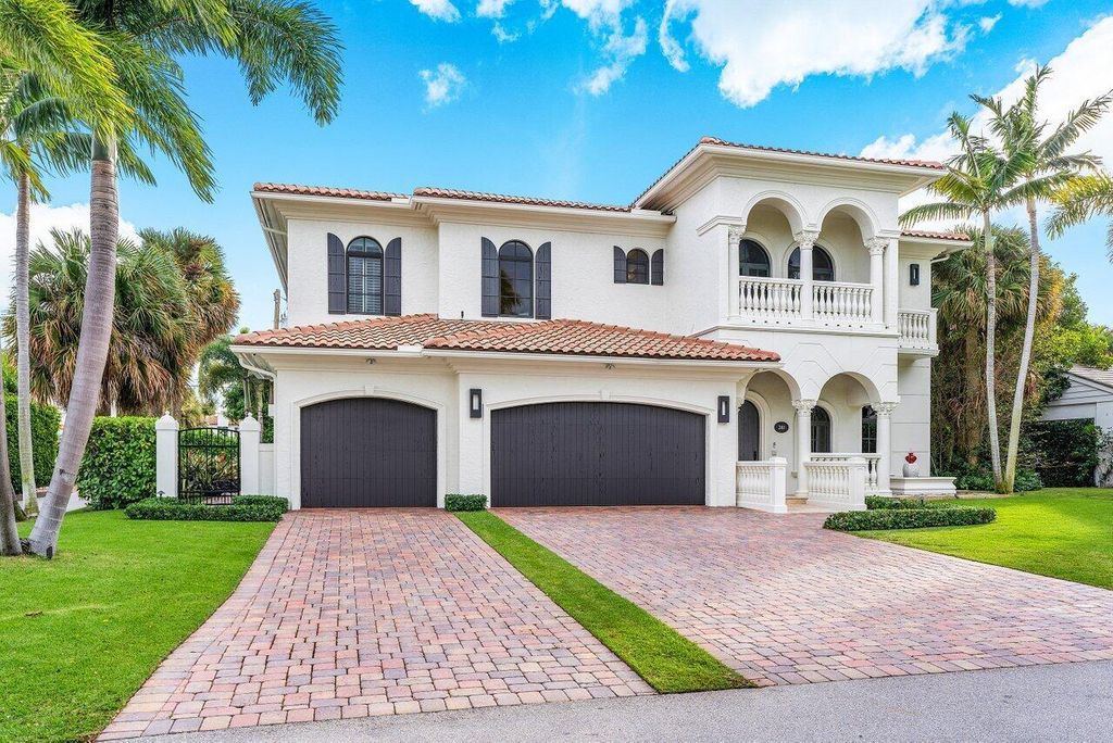 200 Murray Road, West Palm Beach, Florida is a spectacular home including full impact windows and doors, a three car garage, chef's kitchen, pool, gym, spa like master suite with sitting room and terrace, generator, wine cellar, ability to add an elevator, and much more.