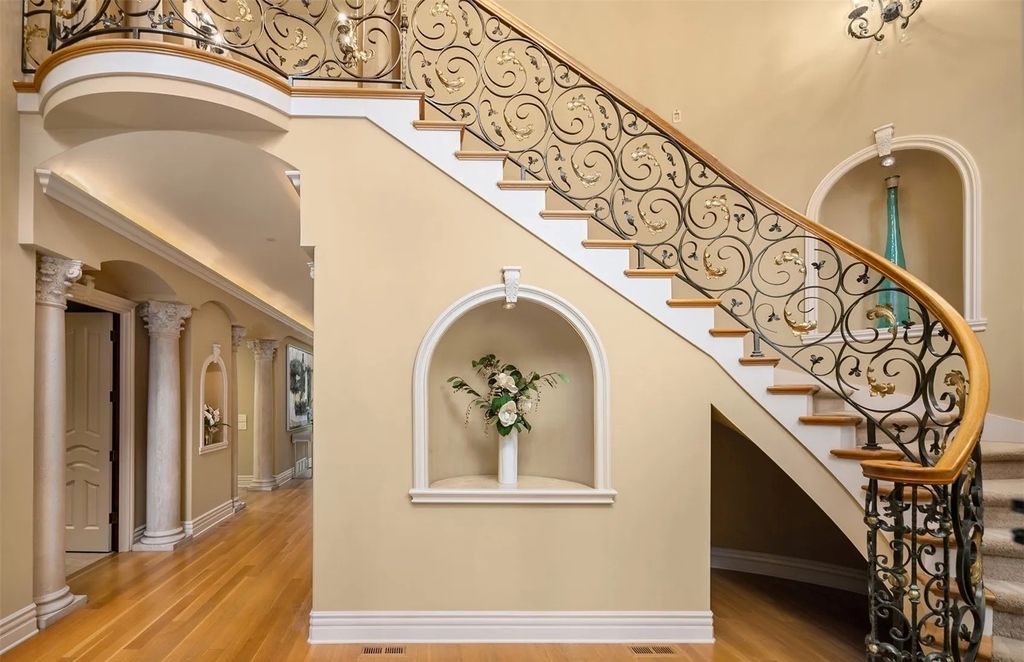 The Estate in Hunts Point was designed with rooms to be enjoyed by incorporating classic finishes and custom detailing throughout, now available for sale. This home located at 3210 Hunts Point Road, Hunts Point, Washington