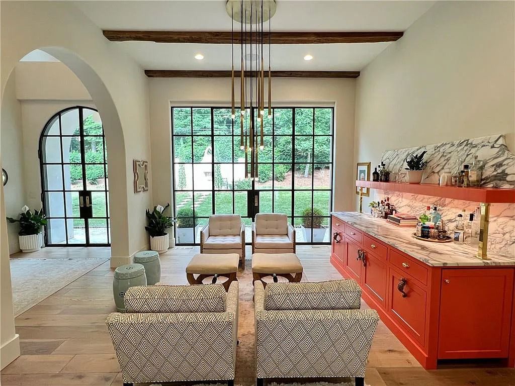 The Home in Atlanta is designed by Bryant Tate and built by Dogwood Custom Homes, now available for sale. This home located at 3570 Knollwood Dr NW, Atlanta, Georgia