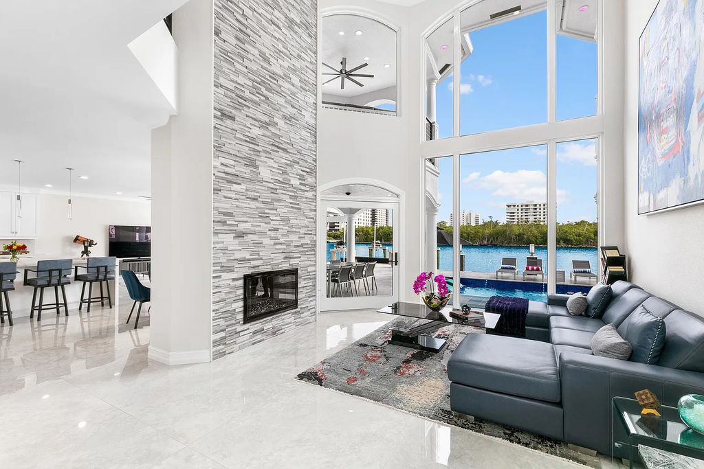 7188 NE 8th Drive, Boca Raton, Florida, is the luxury estate home on the prestigious Boca Harbour Island. It is really supprised with 80 feet of direct intracoastal waterfront & preserve views.