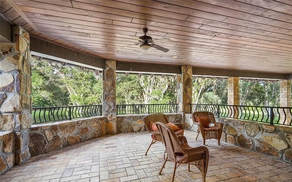 4560 S 25th Street, Fort Pierce, Florida, built on 20 acres in St Lucie County. The estate is being sold furnished and impact windows, gas powered appliance including the stove, dryers, pool heater, bbq grill, and both fireplaces.