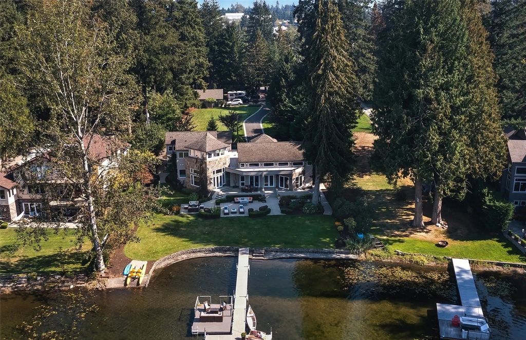 The House in Sammamish is a luxurious home with grand open concept living spaces, now available for sale. This home located at 2821 226th Avenue SE, Sammamish, Washington