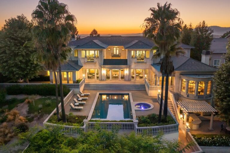 Spectacular European Villa in Diamond Bar, California Showcases over 13,000 SF of Resort Like Living Spaces with The Utmost Privacy Asking for $8.98 Million