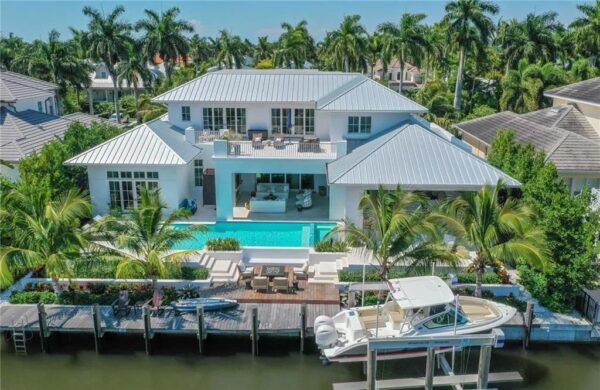 Spectacular Newly Constructed Direct Gulf-access Waterfront Estate in Naples, Florida for Sale at $16.9 Million