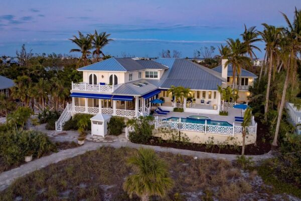 Stunning Beachfront Estate in Boca Grande, Florida rests Along The Azure Waters of The Gulf of Mexico Seeking $15 Million