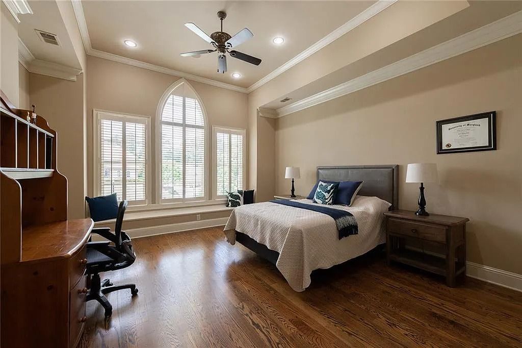 The Estate in Sandy Springs is a luxurious home having a great open floor plan layout of space now available for sale. This home located at 195 Saint Nicholas Cir, Sandy Springs, Georgia; offering 06 bedrooms and 08 bathrooms with 7,799 square feet of living spaces. 