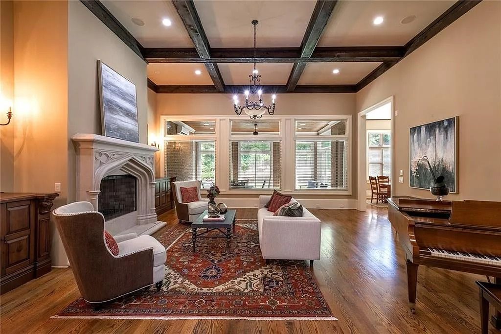 The Estate in Sandy Springs is a luxurious home having a great open floor plan layout of space now available for sale. This home located at 195 Saint Nicholas Cir, Sandy Springs, Georgia; offering 06 bedrooms and 08 bathrooms with 7,799 square feet of living spaces. 