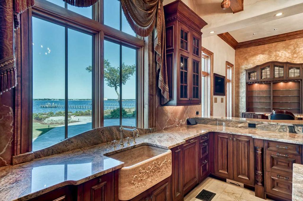 3730 Preserve Bay Boulevard, Panama City Beach, Florida, is built with Authentic Italian Design along the shores of the mesmerizing West Bay waters on the Northwest Florida Gulf Coast. Inspired by the classic Palladian villas of the Veneto in Italy, the Villa Chimera evokes an imperial aura.