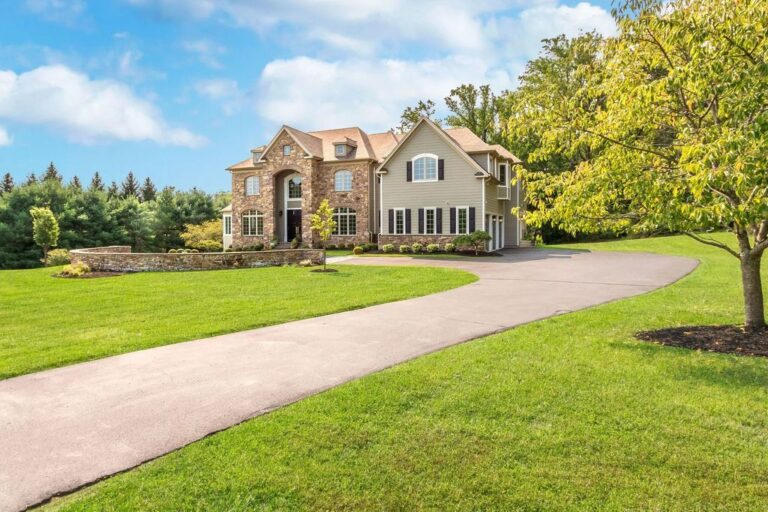 This $2.095M Exceptional Home Checks All the Boxes You Expect in a Luxury Home in New Hope, PA