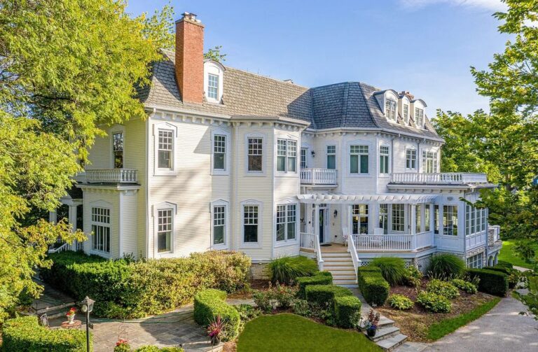 This $3.749M Opulent Estate Encompasses Classic Elegance with Modern Flair in Hinsdale, IL