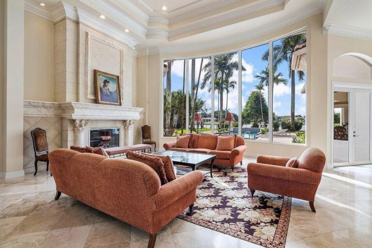 This 5 Million Beautiful Home is Built on Over an Acre of Long Lake