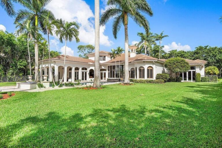 This 5 Million Beautiful Home is Built on Over an Acre of Long Lake