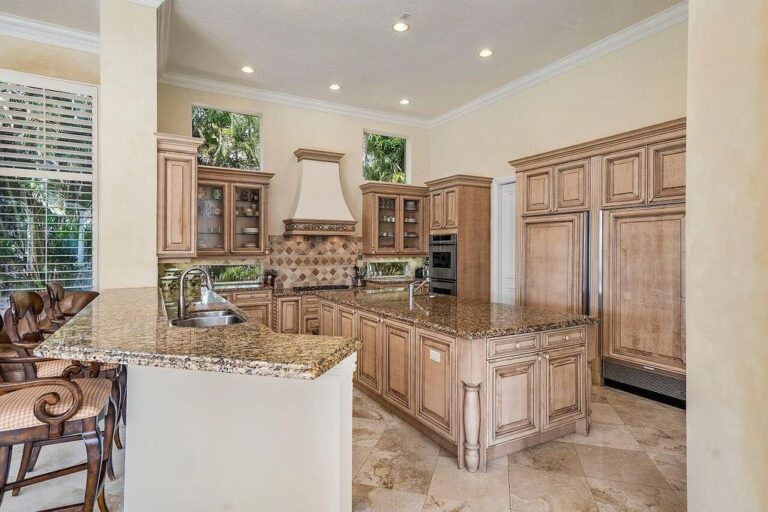 This 5 Million Beautiful Home is Built on Over an Acre of Long Lake