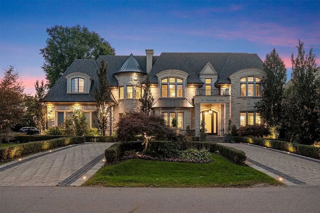 The Estate in Ontario is a luxurious home built with quality workmanship and superior materials now available for sale. This home located at 86 Thornridge Dr, Vaughan, Ontario, Canada; offering 06 bedrooms and 09 bathrooms with 9,000 square feet of land. 