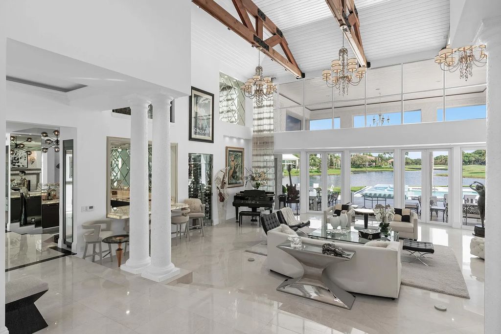 13101 Monet Lane, Palm Beach Gardens, Florida, completed new renovations early in 2019 with an all-new pool, spa, and fire pit in 2022. It is perfect to enjoy the private beach club and our renowned 36 holes, or drive your golf cart to The Bear's Club or Trump National Golf Course Jupiter for more world-class golf.