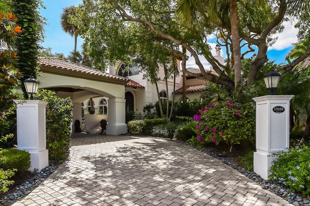 13101 Monet Lane, Palm Beach Gardens, Florida, completed new renovations early in 2019 with an all-new pool, spa, and fire pit in 2022. It is perfect to enjoy the private beach club and our renowned 36 holes, or drive your golf cart to The Bear's Club or Trump National Golf Course Jupiter for more world-class golf.