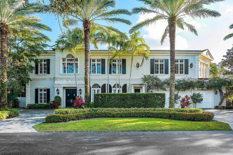 Located in a Highly Sought-After Community, This Gorgeous Waterfront Residence in Boca Raton Asks $9.9 Million