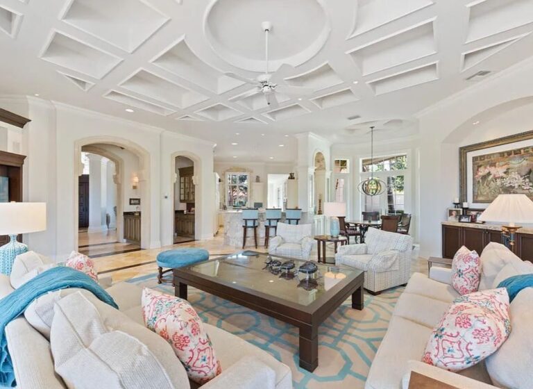 This is 5 Million Beautiful Lakefront Home in Bonita Springs, Florida