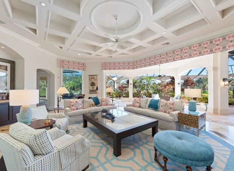 This is 5 Million Beautiful Lakefront Home in Bonita Springs, Florida