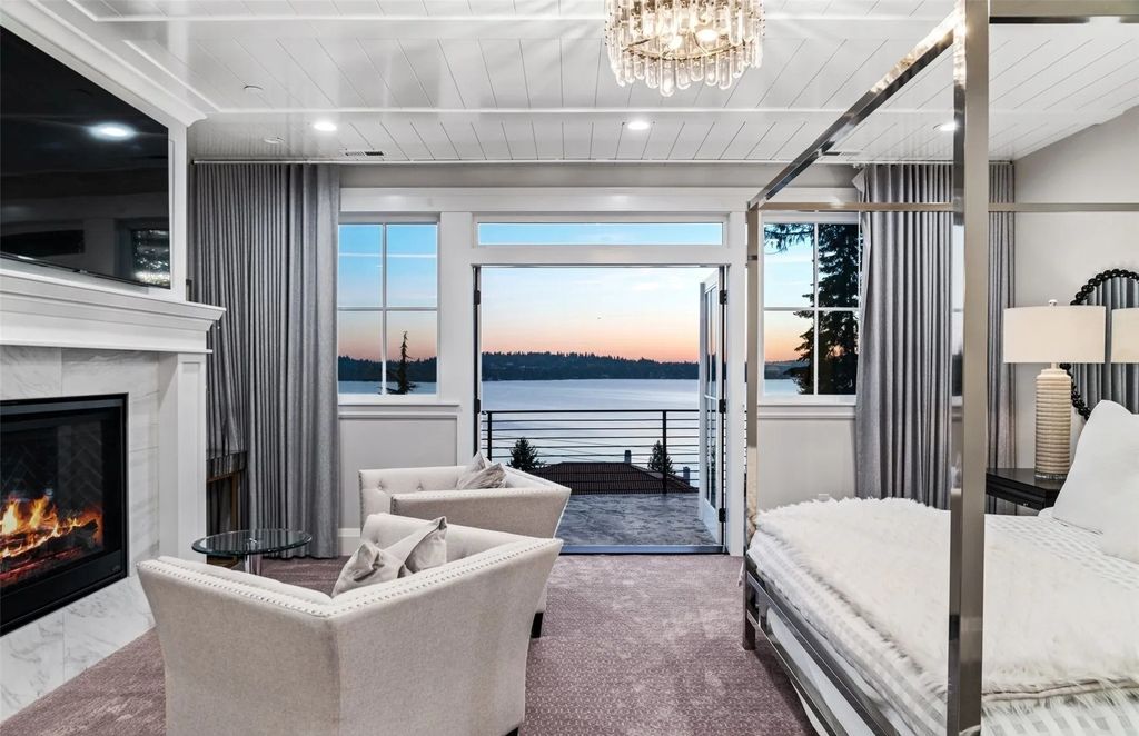 The Home in Bellevue was custom built in 2021 with high-end finishes and modern amenities, now available for sale. This home located at 9563 NE 1st Street, Bellevue, Washington