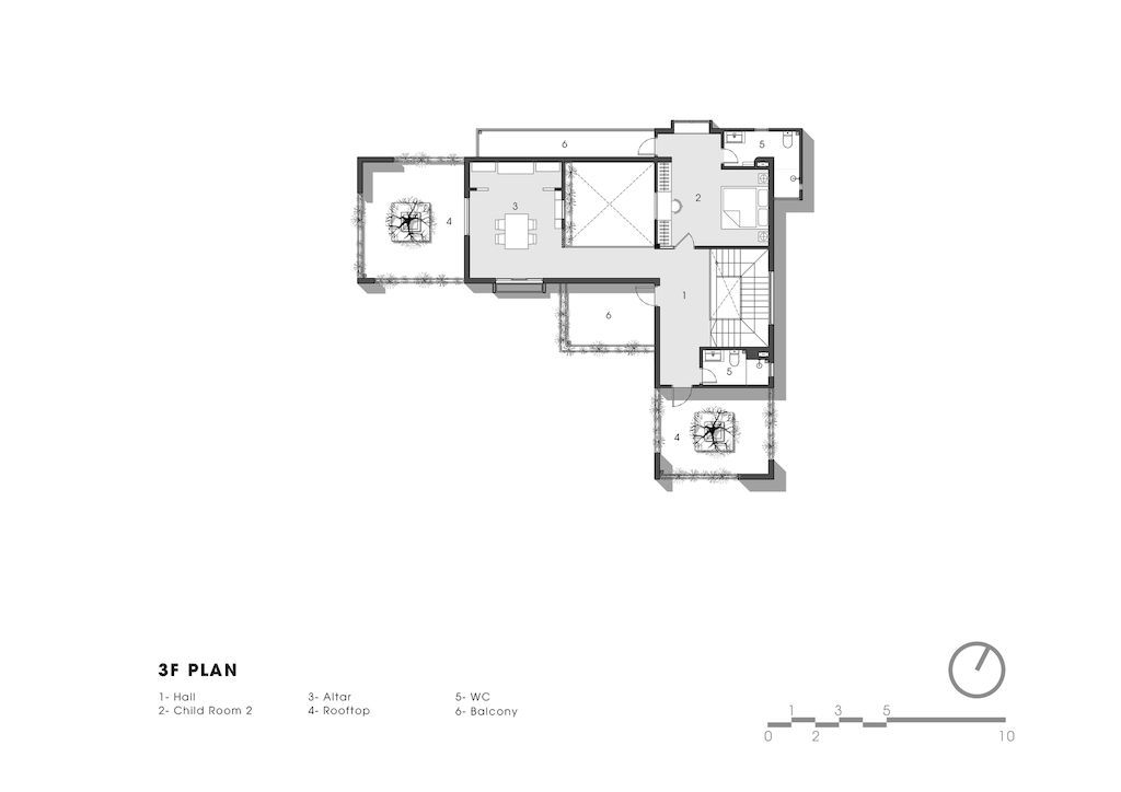 Villa Connect, nice L-shape with nature connection by Story Architecture