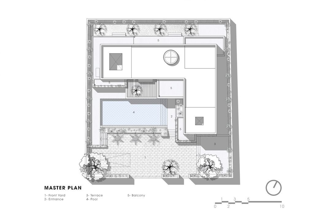 Villa Connect, nice L-shape with nature connection by Story Architecture