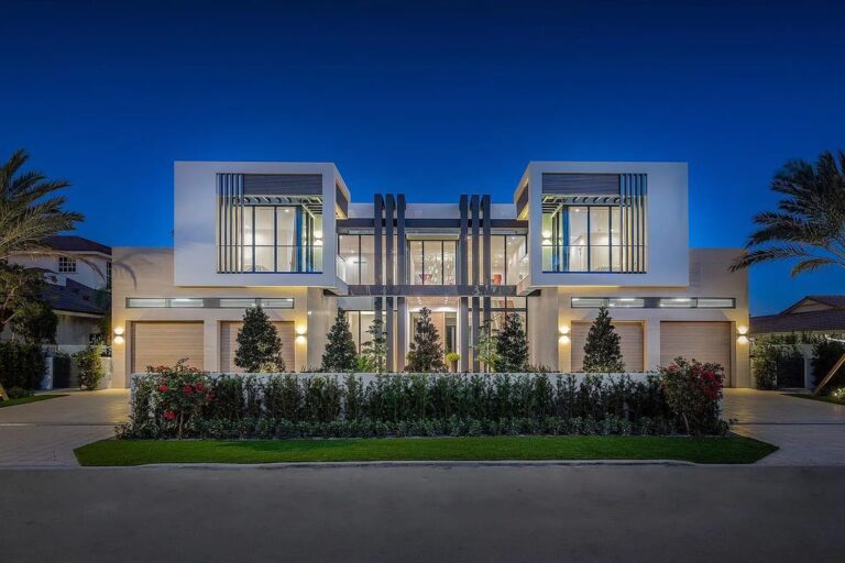 Built by Sarkela Corporation and Randall Stofft Architecture, This Property with the Highest Quality and Natural Materials is Asking $37.5 Million in Boca Raton, Florida