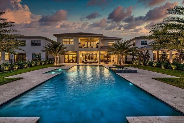 A Grandiose Model Home Located in a Premier Community in Boca Raton, Florida Featuring a Private Saltwater Pool is Asking $5.4 Million