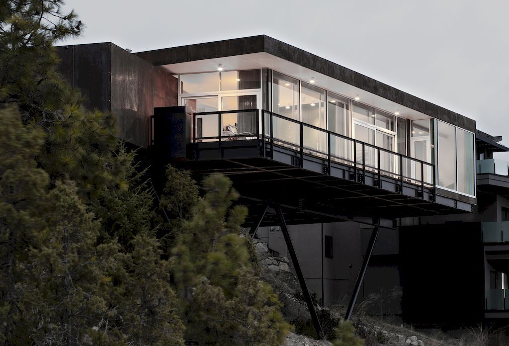 Alton Cliff House, prominent home floats over a slope by f2a Architecture