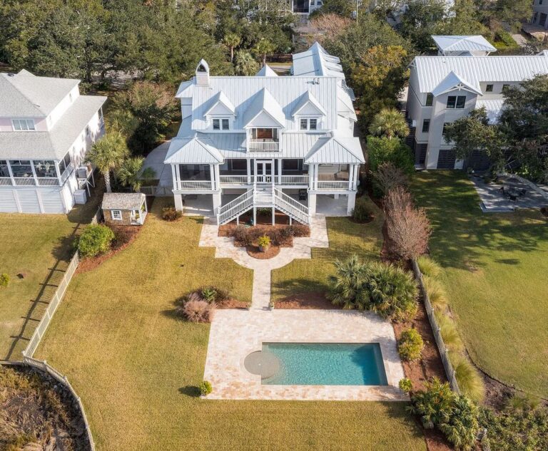 Beautiful Waterfront Home in Mount Pleasant, SC Masterfully Crafted Yet