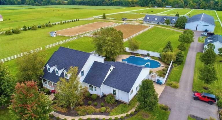 Breathtaking, Pristine Equestrian Estate in Columbia Station, OH Priced at $2.299M