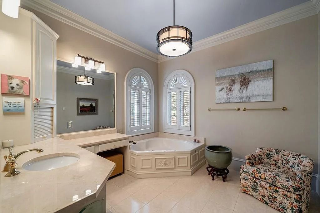 The Masterpiece in Atlanta highlights include flat, private lot with pool, parterre garden, terraces, grassy yard, front motor court, 3-car garage, now available for sale. This home located at 973 Peachtree Battle Ave NW, Atlanta, Georgia