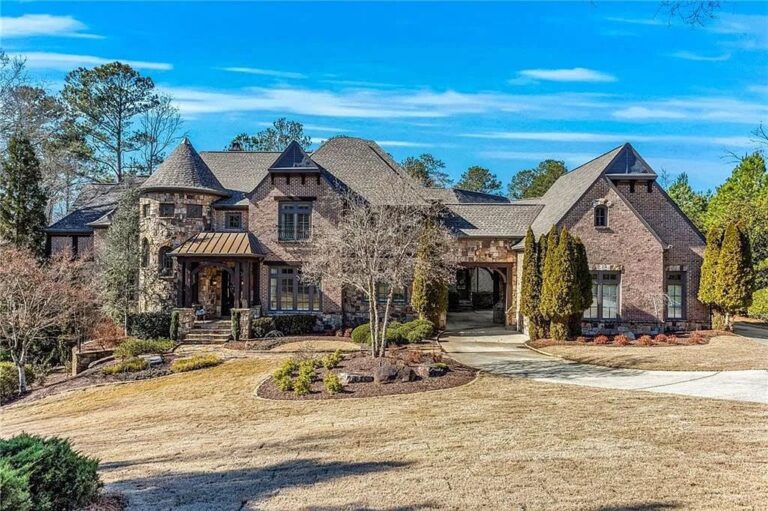 Come Discover the Epitome of Luxury Combined with an Understated Casual Elegance at This $4.325M House in Suwanee, GA