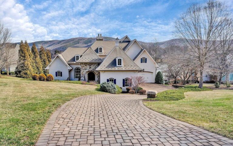 Commanding Breathtaking Views of the Lake and Mountain, this Exquisite Home in Penhook, VA Hits Market for $3.999M