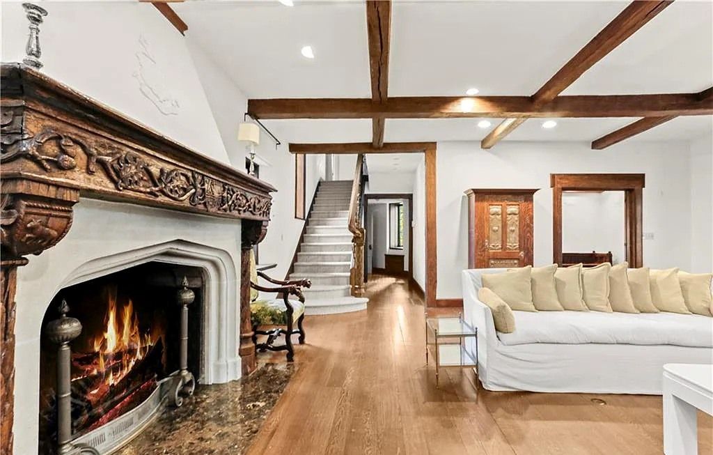 The House in Westport achieves the perfect balance of old world charm with distinctive custom millwork and modern expensive upgrades throughout, now available for sale. This home located at 50 Sylvan Rd N, Westport, Connecticut