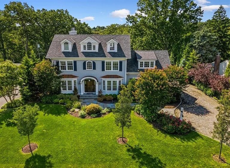 Each Room of this $3.5M Exquisite, Sun-filled Colonial Estate in Montclair Twp., NJ is Breathtakingly Beautiful and Elegant