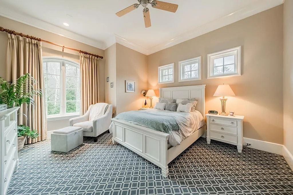 The Home in Cornelius features views from nearly every room, elevator, huge wine vault, multiple fireplaces, sauna, and more, now available for sale. This home located at 16339 Jetton Rd, Cornelius, North Carolina