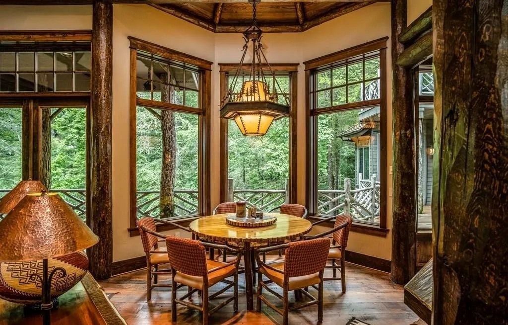 The Property in Cashiers is truly a dream-like oasis, featuring breathtaking landscapes and natural beauty, now available for sale. This home located at 1090 Zeb Alley Rd, Cashiers, North Carolina