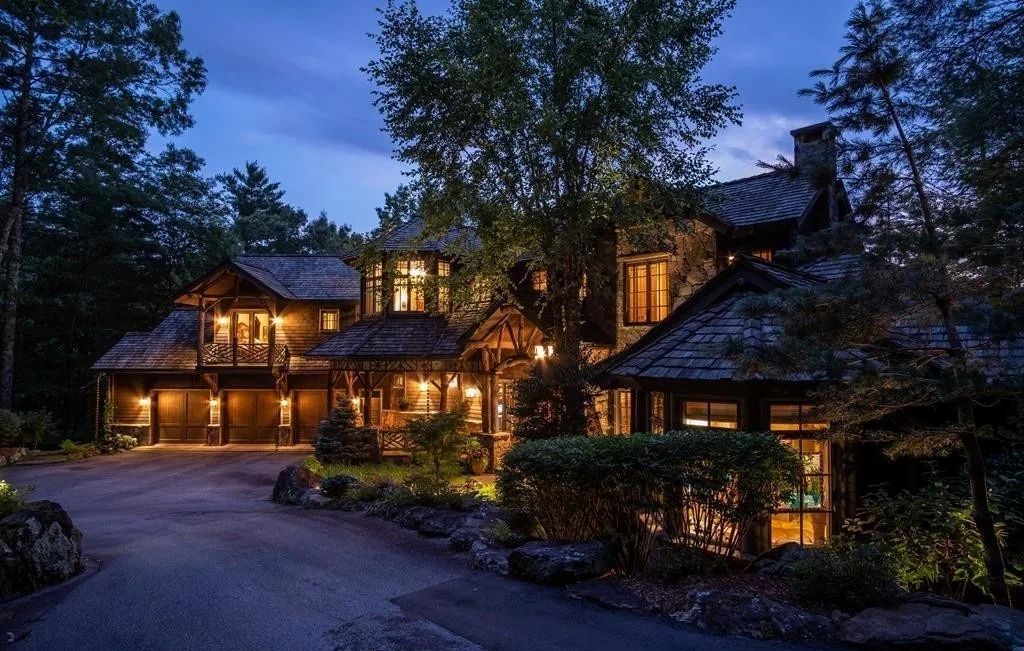 The Property in Cashiers is truly a dream-like oasis, featuring breathtaking landscapes and natural beauty, now available for sale. This home located at 1090 Zeb Alley Rd, Cashiers, North Carolina