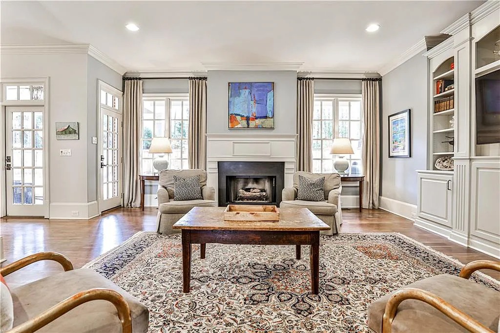 The Home in Atlanta is designed for entertaining, the floor plan flows seamlessly, now available for sale. This home located at 4210 Lansdowne Dr SE, Atlanta, Georgia